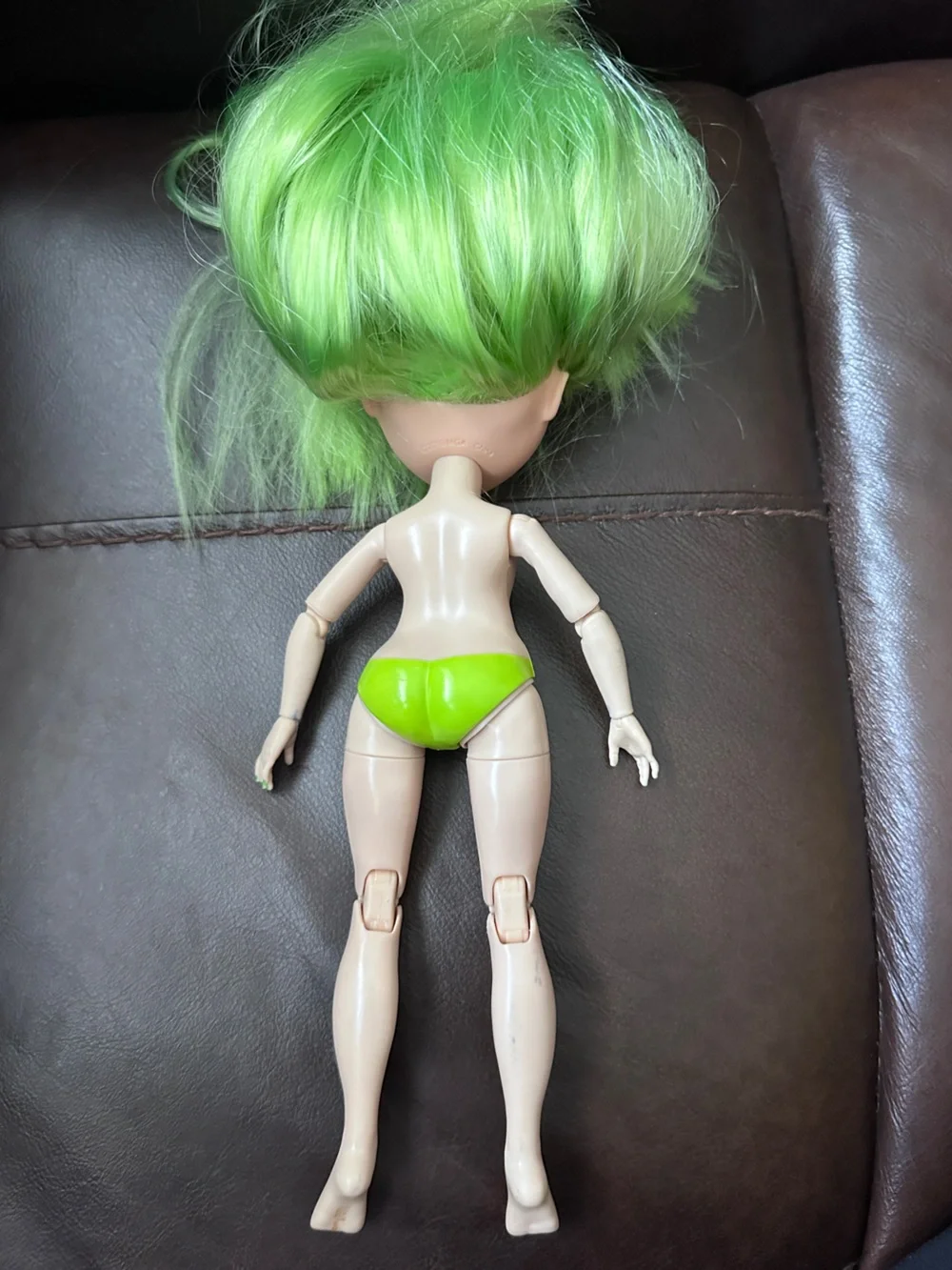 Rainbow High Jade Hunter unclothed  articulated fashion doll long green hair
